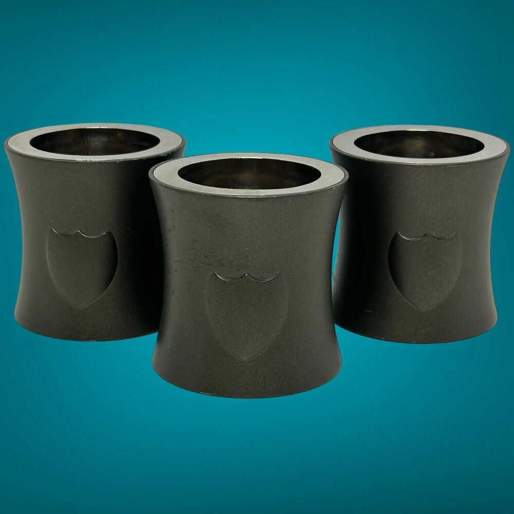 Lot Of 3 Dom Perignon Champagne 2” Metal Candle Holders